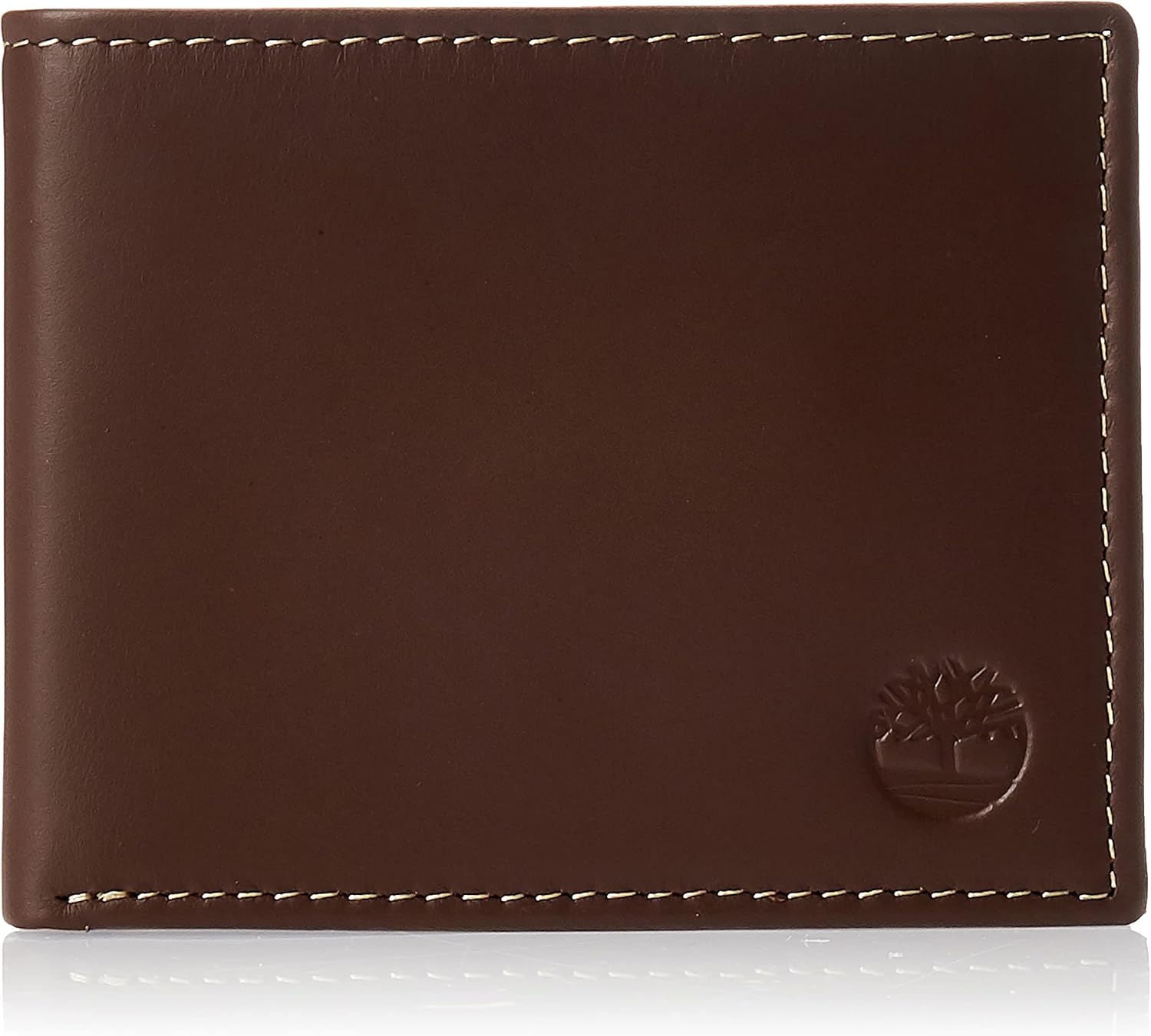 

Timberland мужской кожаный кошелек с пристегивающимся откидным карманом, Brown (Hunter)