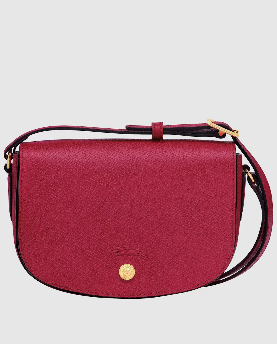 

Маленькая женская кожаная сумка через плечо Épure Longchamp, розовый