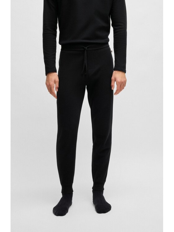 

Спортивные брюки regular fit Waffle 50535878 Boss, черный