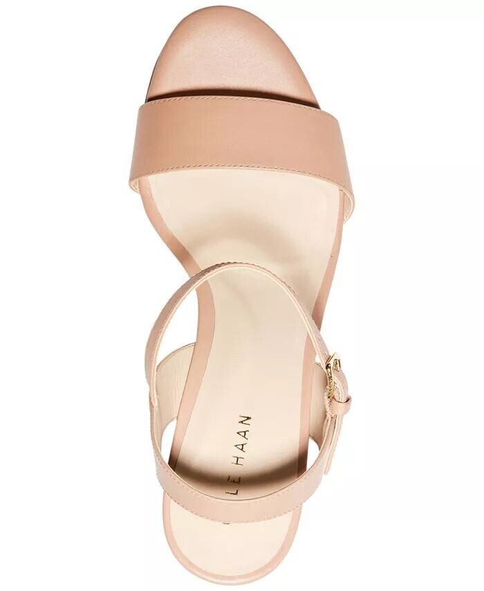 Женские босоножки Josie на блочном каблуке Cole Haan, бежевый — фото 4