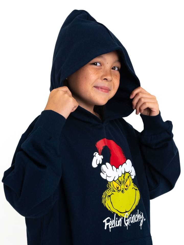 Толстовка United Labels The Grinch Hoodie Kapuzenpullover Sweatshirt Pullover mit Kapuze, синий — фото 3