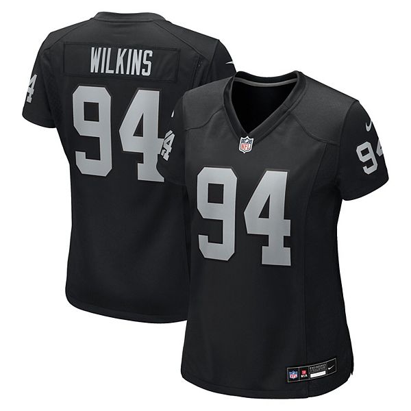 

Женская футболка Christian Wilkins Las Vegas Raiders Nike