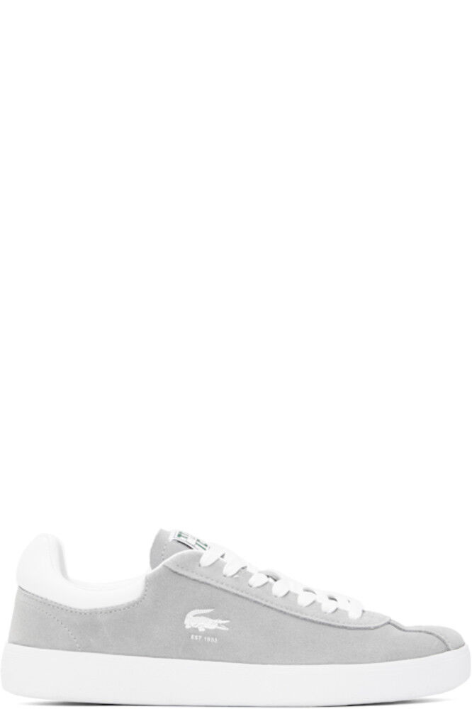 

Серые кроссовки Baseshot с полупрозрачной подошвой Lacoste