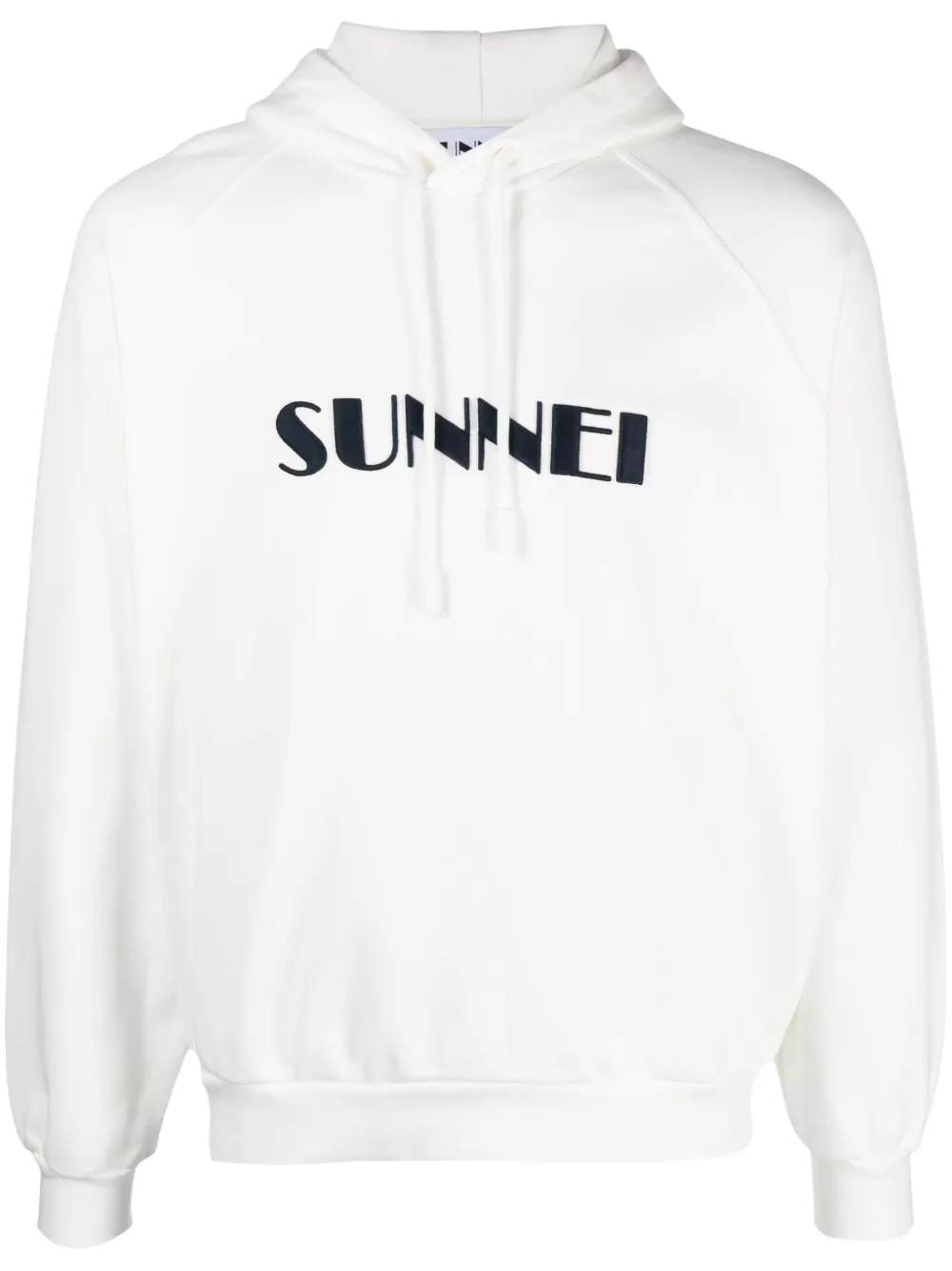 

Худи с кулиской и логотипом Sunnei, белый