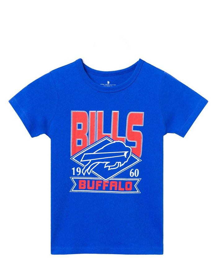 

Одежда для нездоровой пищи Футболка унисекс НФЛ Buffalo Bills Overtime - Little Kid, Big Kid Junk Food Clothing, синий