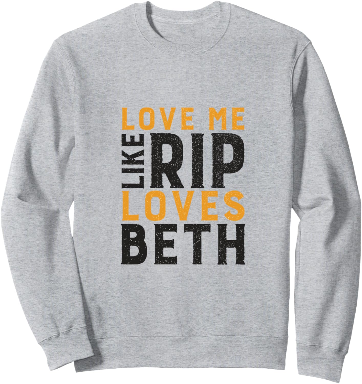 

Толстовка Love Me Like Lip Love Bess, серая (серый меланж), размер S Yellowstone