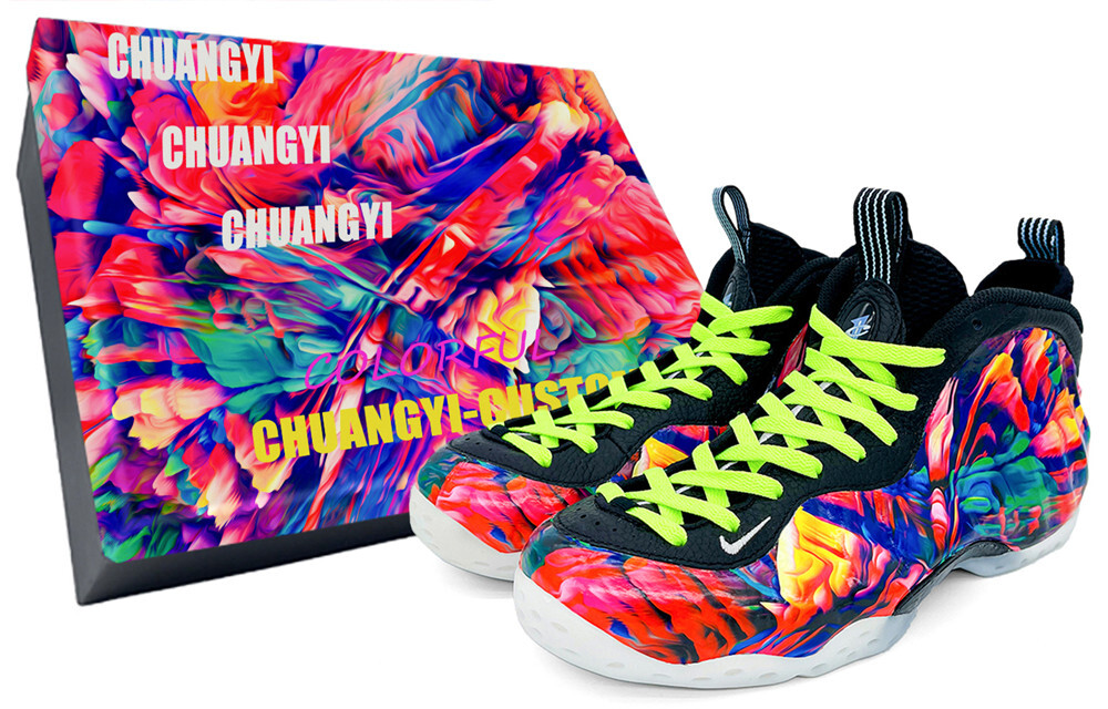 

Кроссовки Nike Foamposite One Vintage Basketball Shoes Unisex Mid-top Brick Red/Thirty Watt, красный