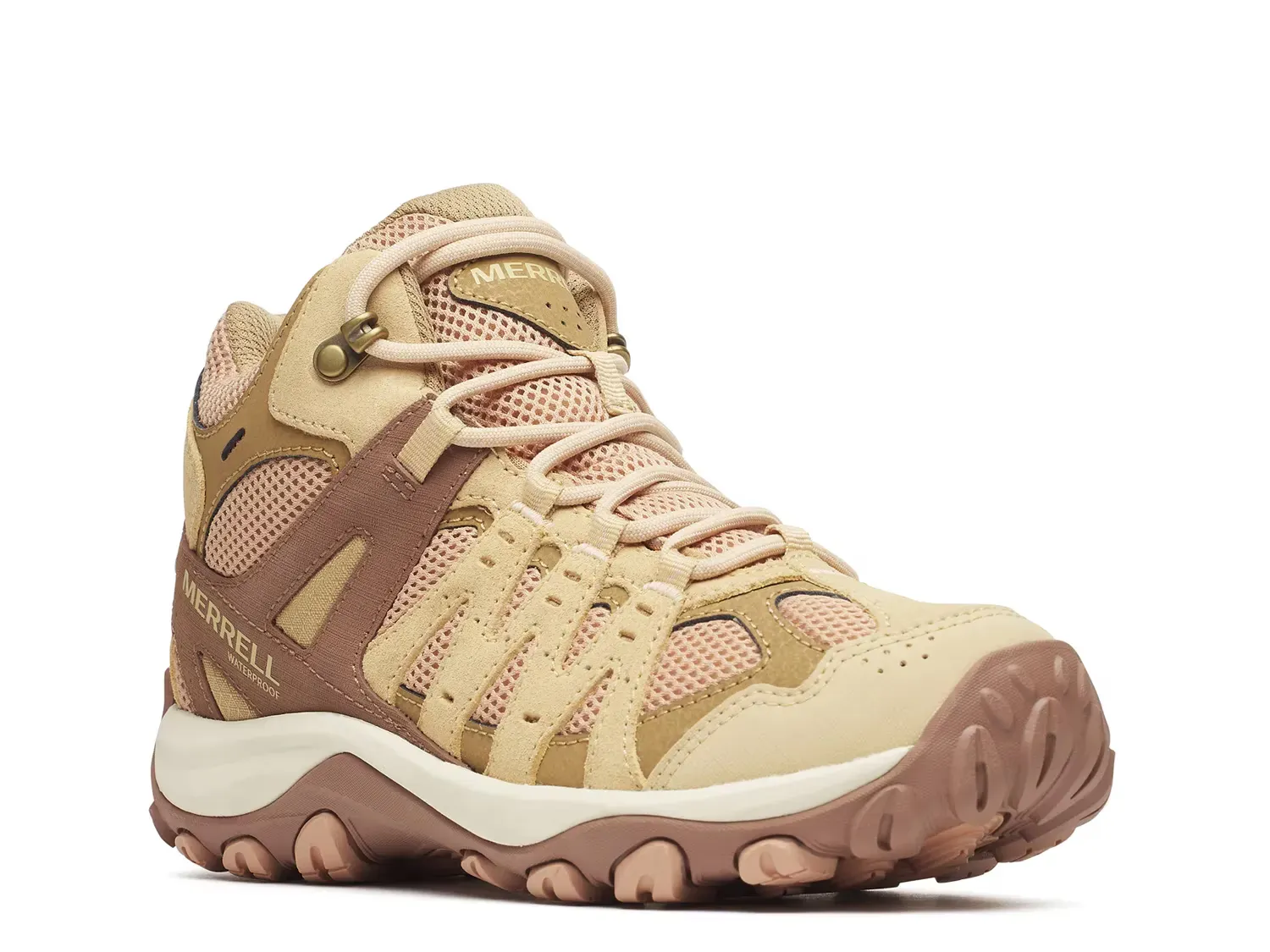 Ботинки женские Merrell Accentor 3 водонепроницаемые для хайкинга, бежевый