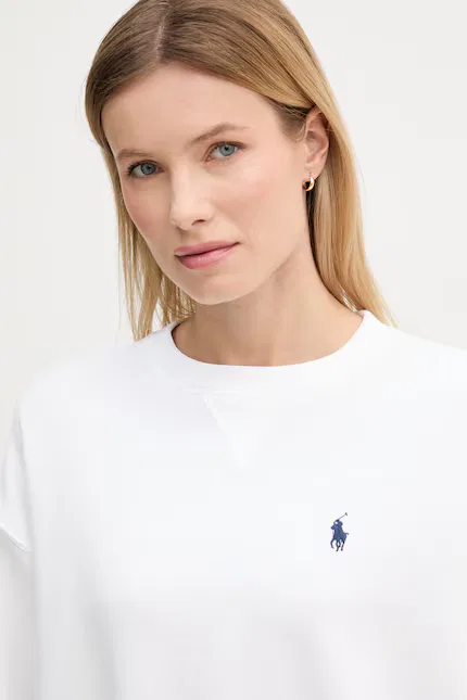 Толстовка женская Polo Ralph Lauren, белый — фото 4