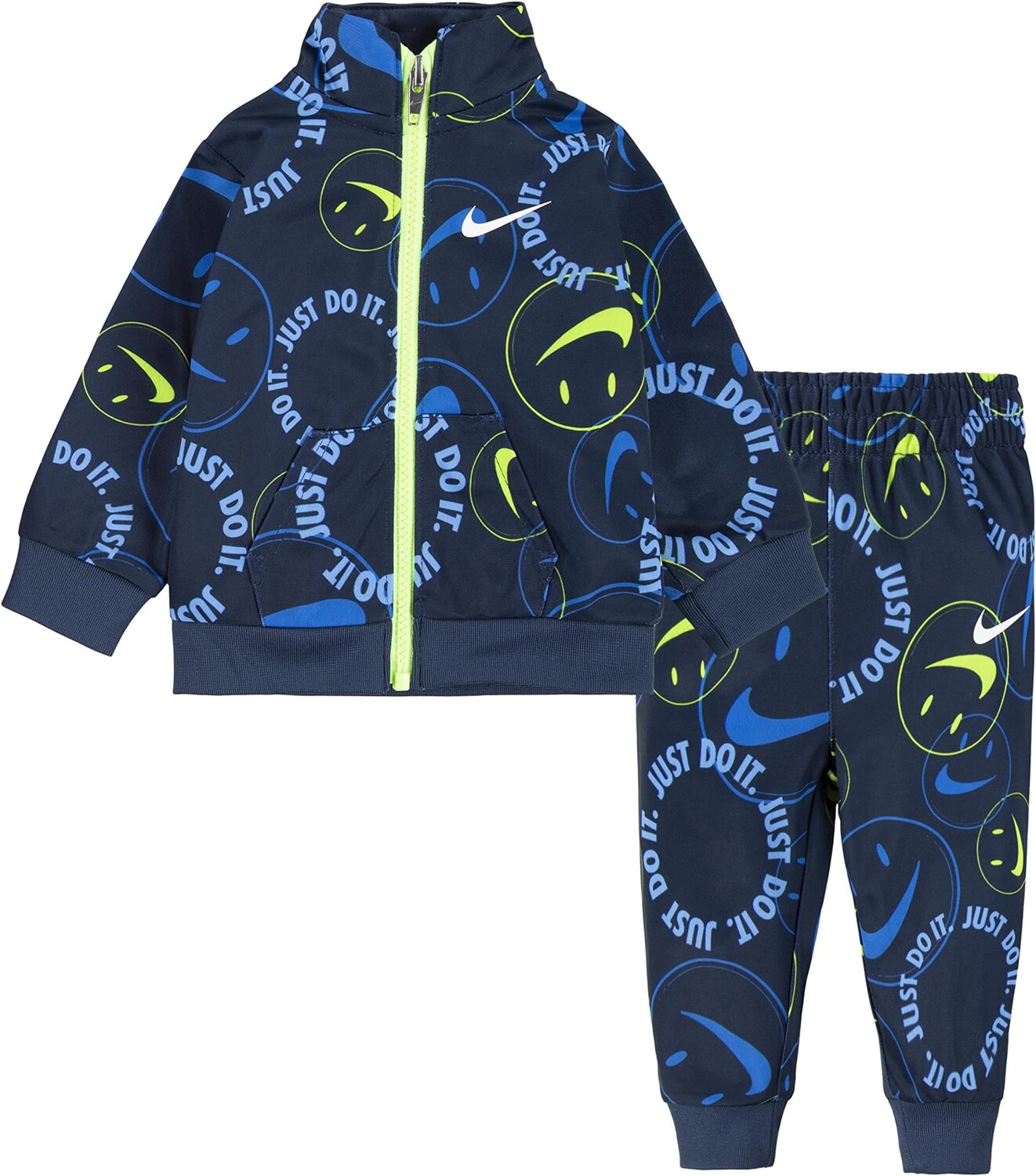 

Детский набор Nike All Over Print Tricot Set, цвет Midnight Navy