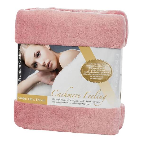 

Плед Gözze Premium Cashmere Feeling, 170 см цвет babyrosa