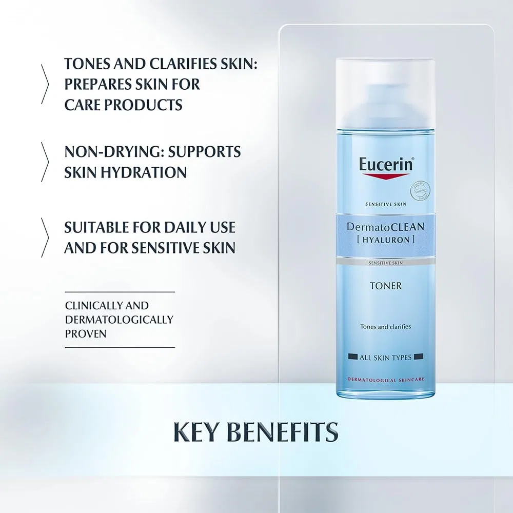 Тоник Eucerin — Очищающий DermatoCLEAN, 200 мл — фото 2