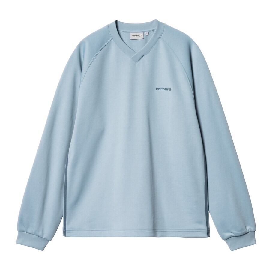 

Свитер с капюшоном на молнии Carhartt WIP Sweatshirt Bolan, светло-синий