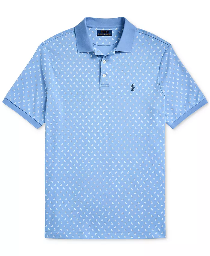 

Мужская хлопковая поло Big & Tall Polo Ralph Lauren, синий