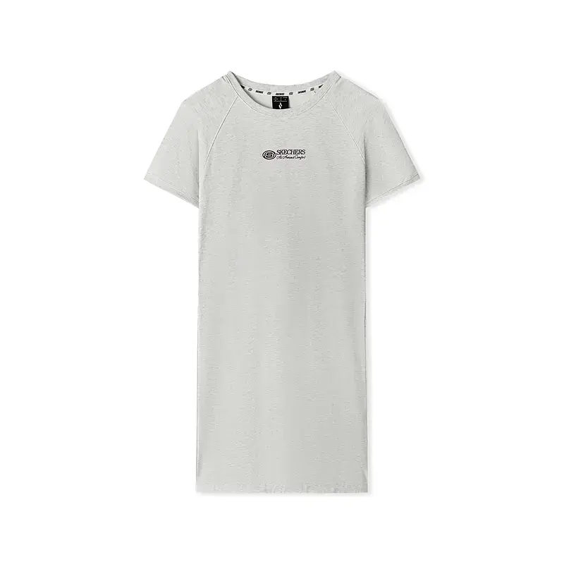 

Платье короткое Sports Life Collection женское Light Heather Gray Skechers, серый