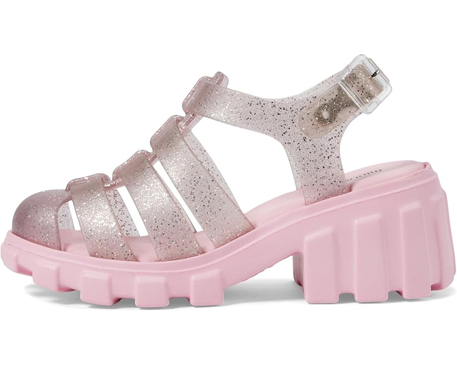 Туфли Mini Melissa Megan Kids, цвет Pink/Glitter Pink — фото 4