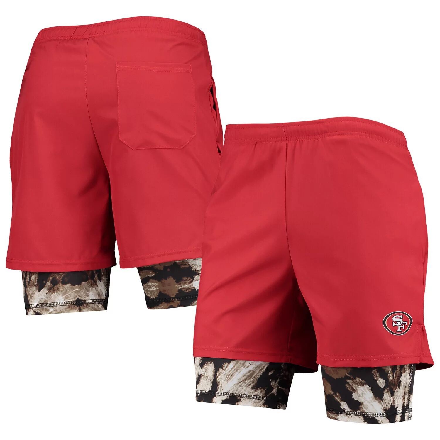 

Мужские шорты для бега FOCO Scarlet San Francisco 49ers