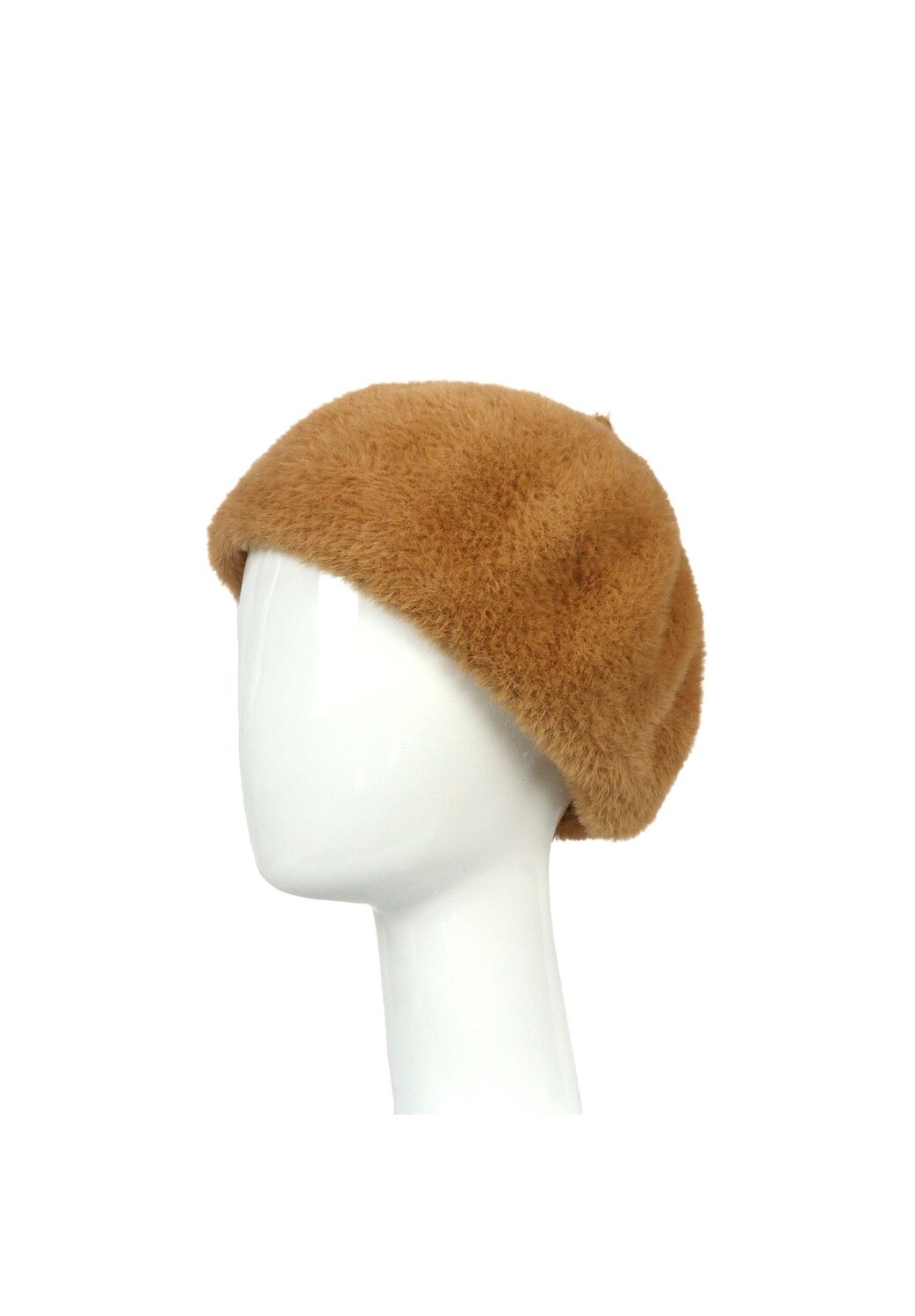 

Плюшевый берет Zebro, цвет Beige One Size