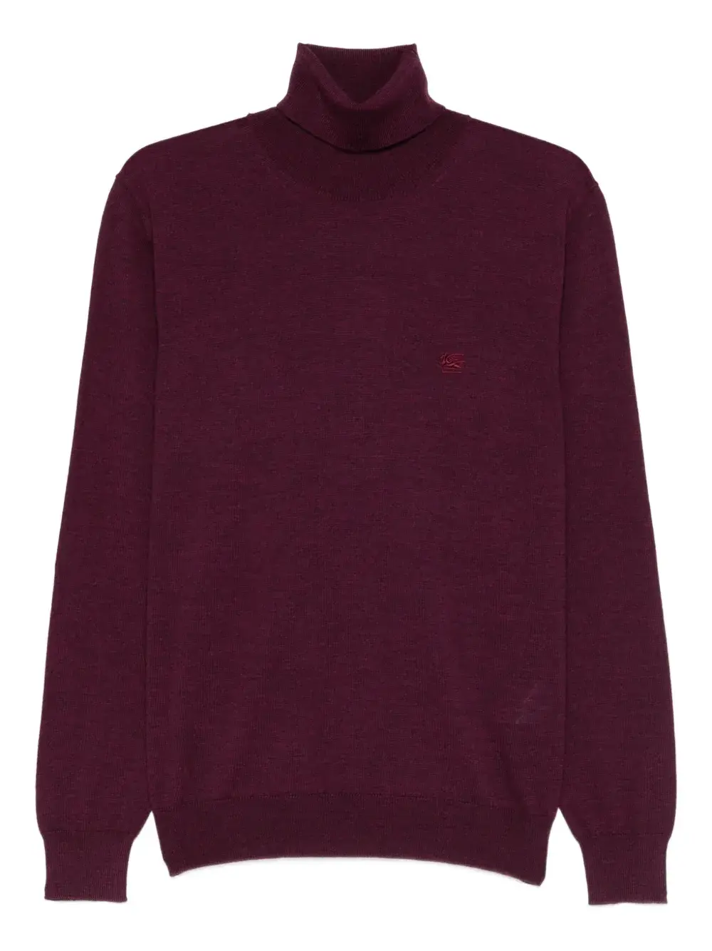 

Водолазка с вышивкой Etro, красный