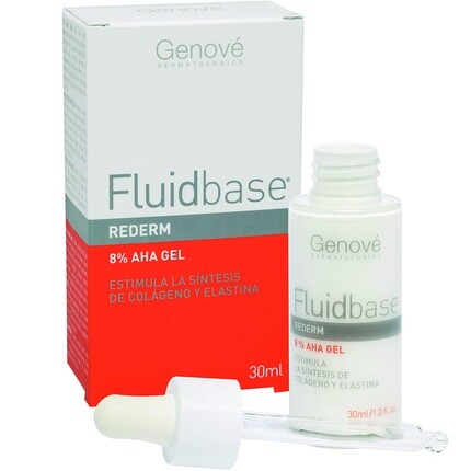 

Fluidbase Rederm 8% гель Aha против старения для сухой и склонной к акне кожи 30 мл, Genove