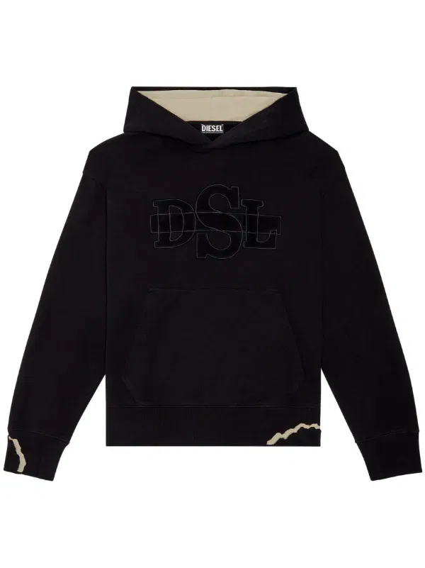 Толстовка с длинными рукавами Diesel, черный