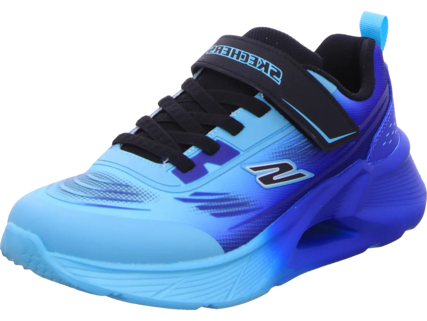 Кроссовки с липучкой, Skechers, синий