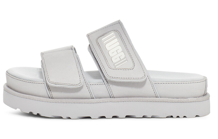 Слайд женский металлик серый Ugg