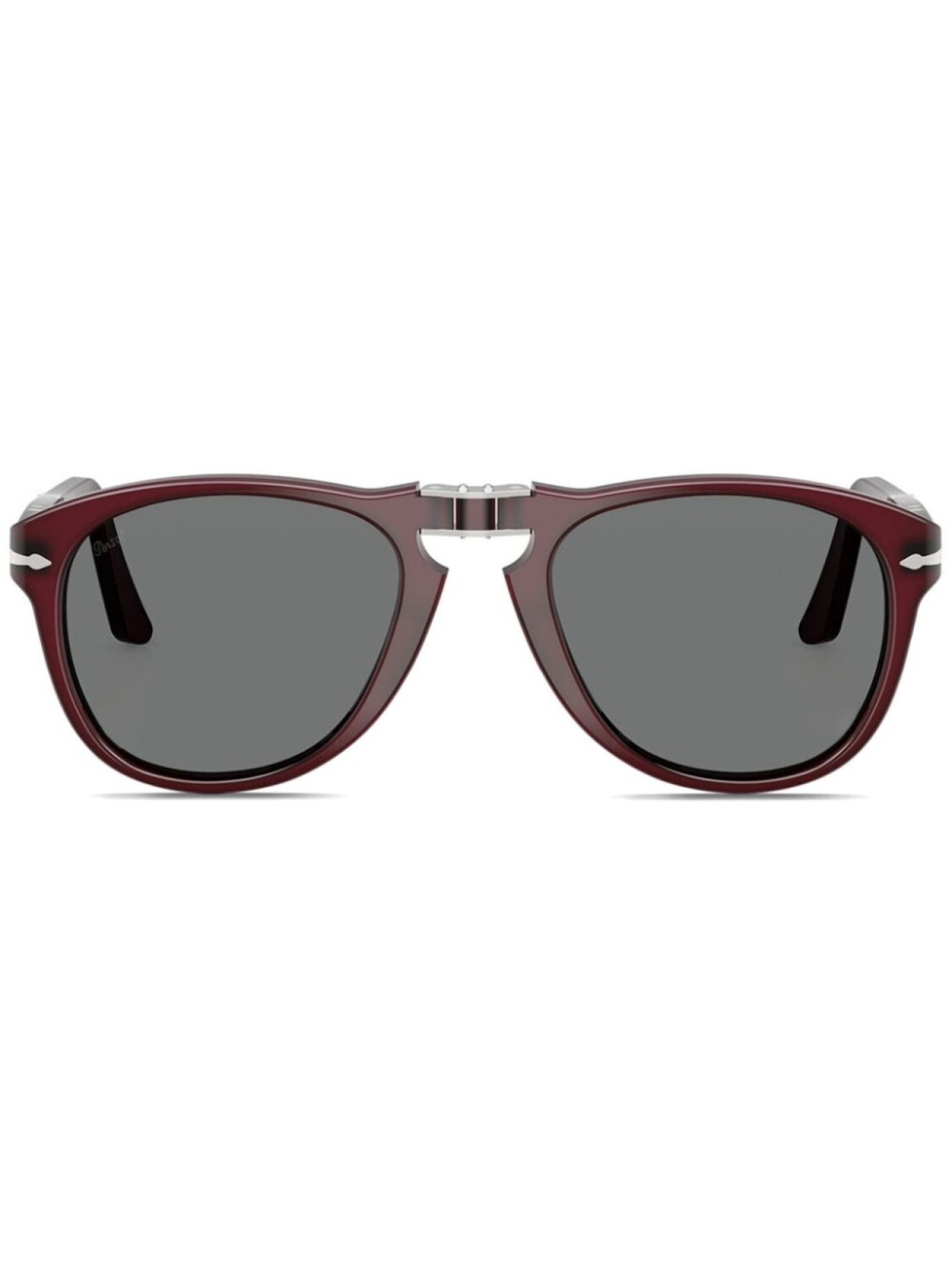 

Солнцезащитные очки в круглой оправе Persol, красный