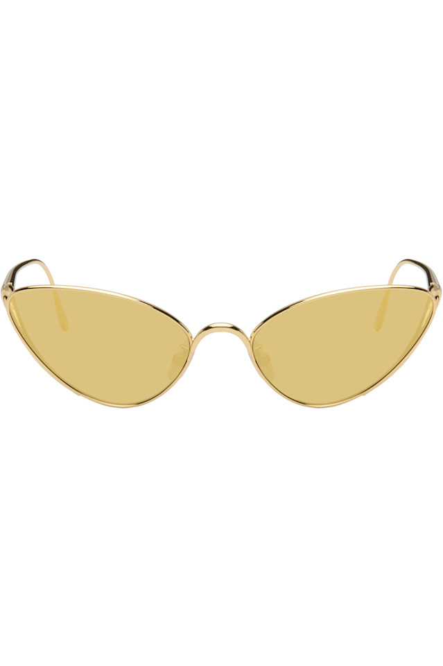 

Солнцезащитные очки «Падающая звезда» Loewe, золото