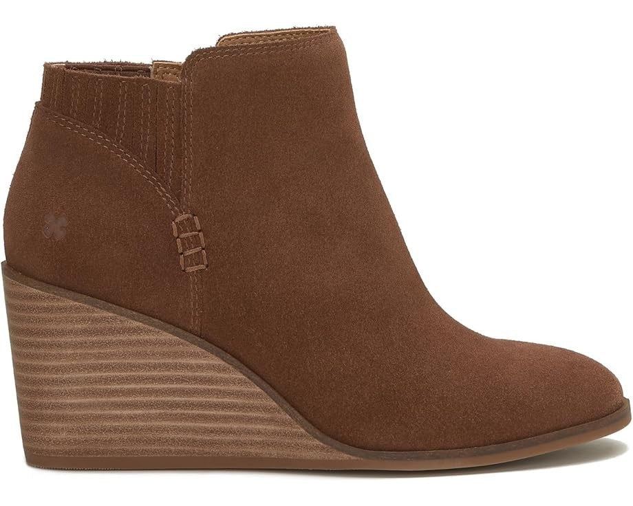Lucky Brand Zorla LK-ZORLA-201 Ботильоны женские коричневые замшевые на платформе