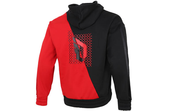 Толстовка adidas Cny Dame Sweat hooded Long Sleeves Black Red, черный — фото 2