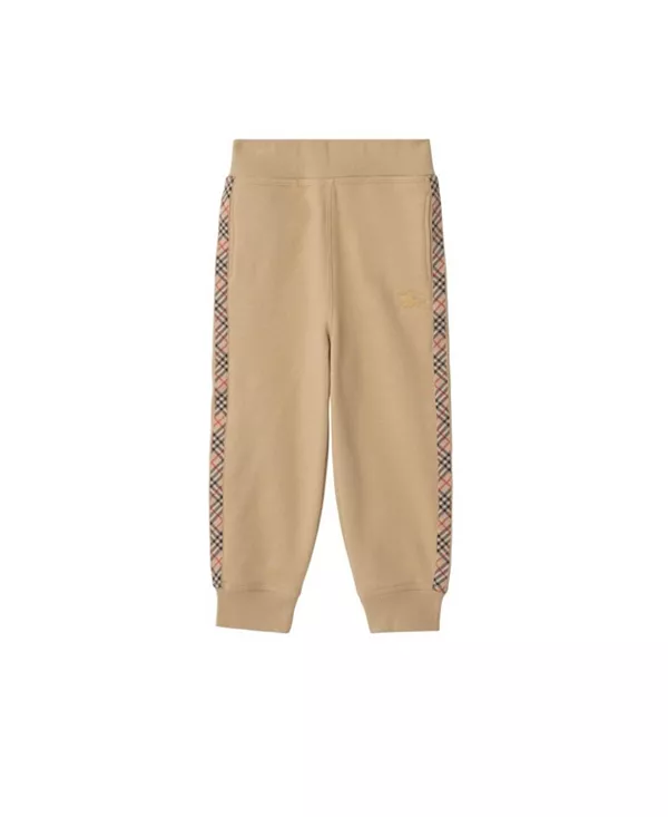 

Детские хлопковые спортивные штаны в клетку для малышей, детей постарше. Burberry, коричневый