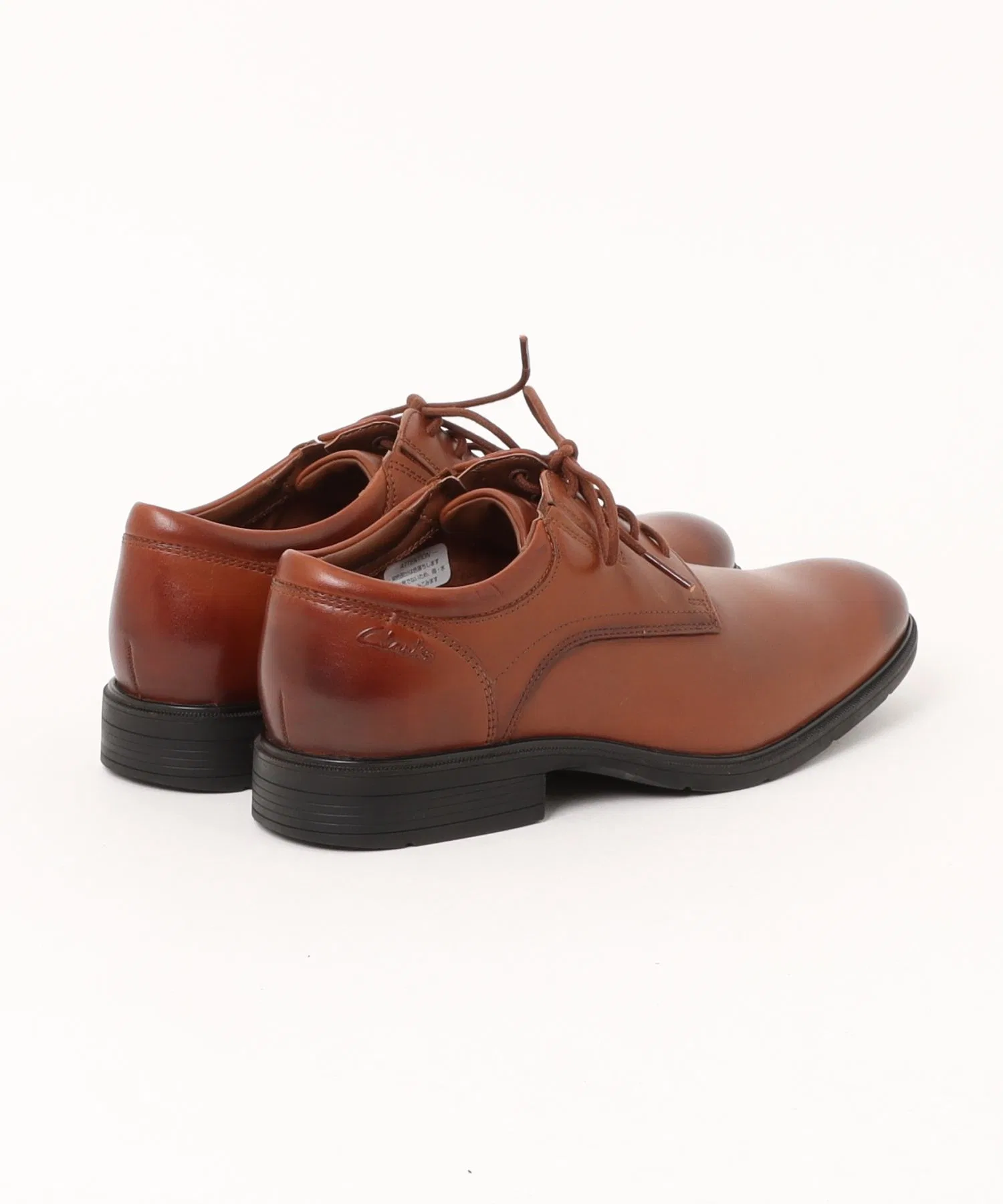 Мужские кожаные туфли Clarks STEADWELL LACE классические коричневые — фото 2