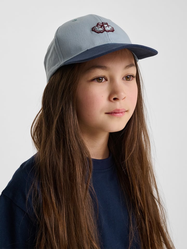 

Hummel Детская шапка Hmlsnap Lifestyle в цвете «выцветший деним/темно-сапфировый»