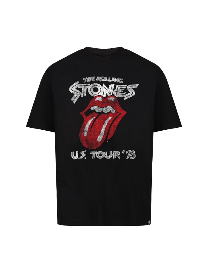 

Футболка Re:Covered T-Shirt The Rolling Stones '76 Tour, черный