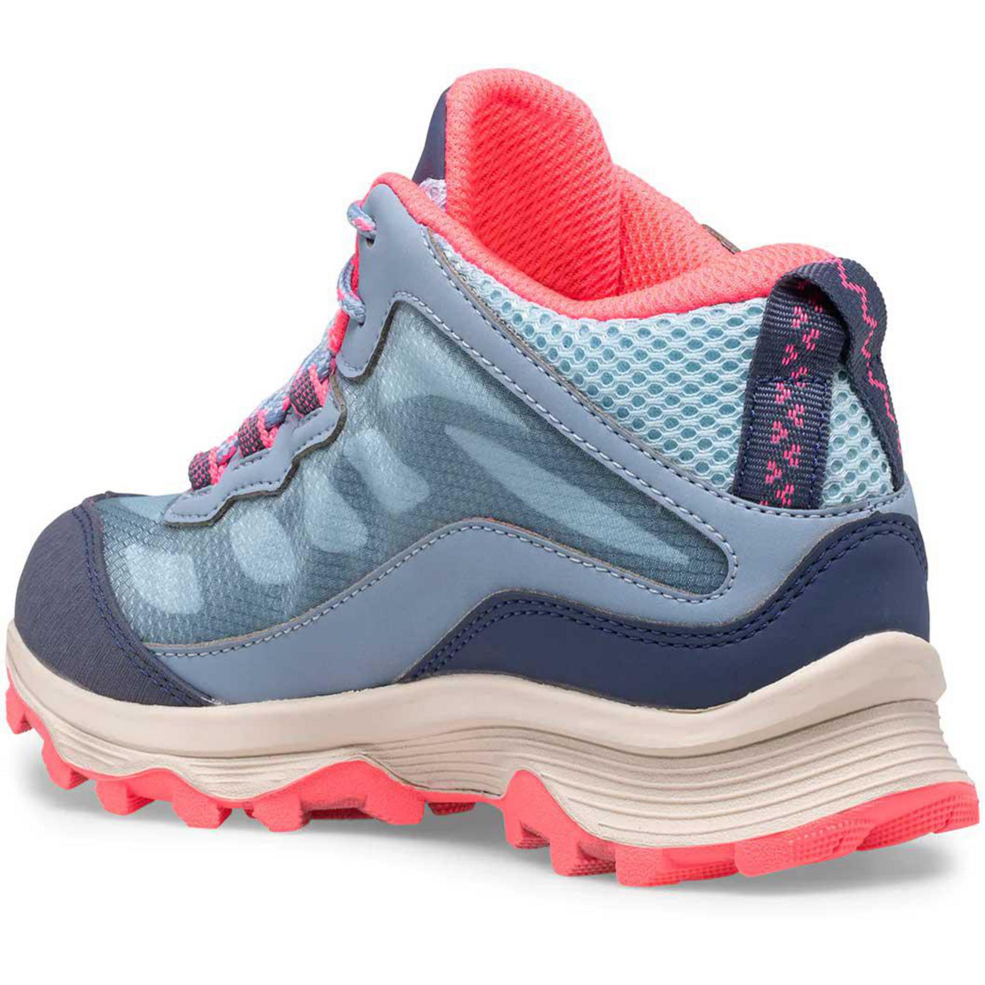 Детские водонепроницаемые походные ботинки Moab Speed Mid Merrell, Dusty Blue Coral — фото 2