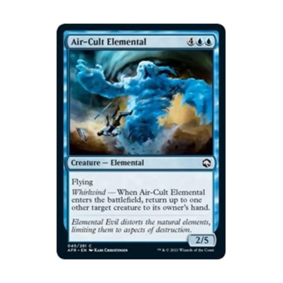 

CCG Элементаль Культа Воздуха (С), MTG - Adventures in the Forgotten Realms