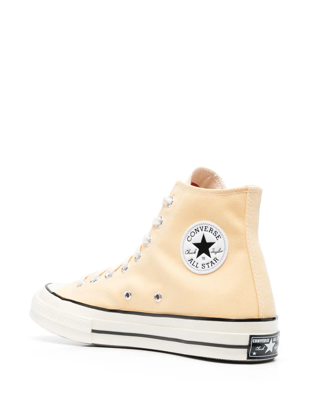 Высокие кеды на шнуровке Converse, желтый — фото 3