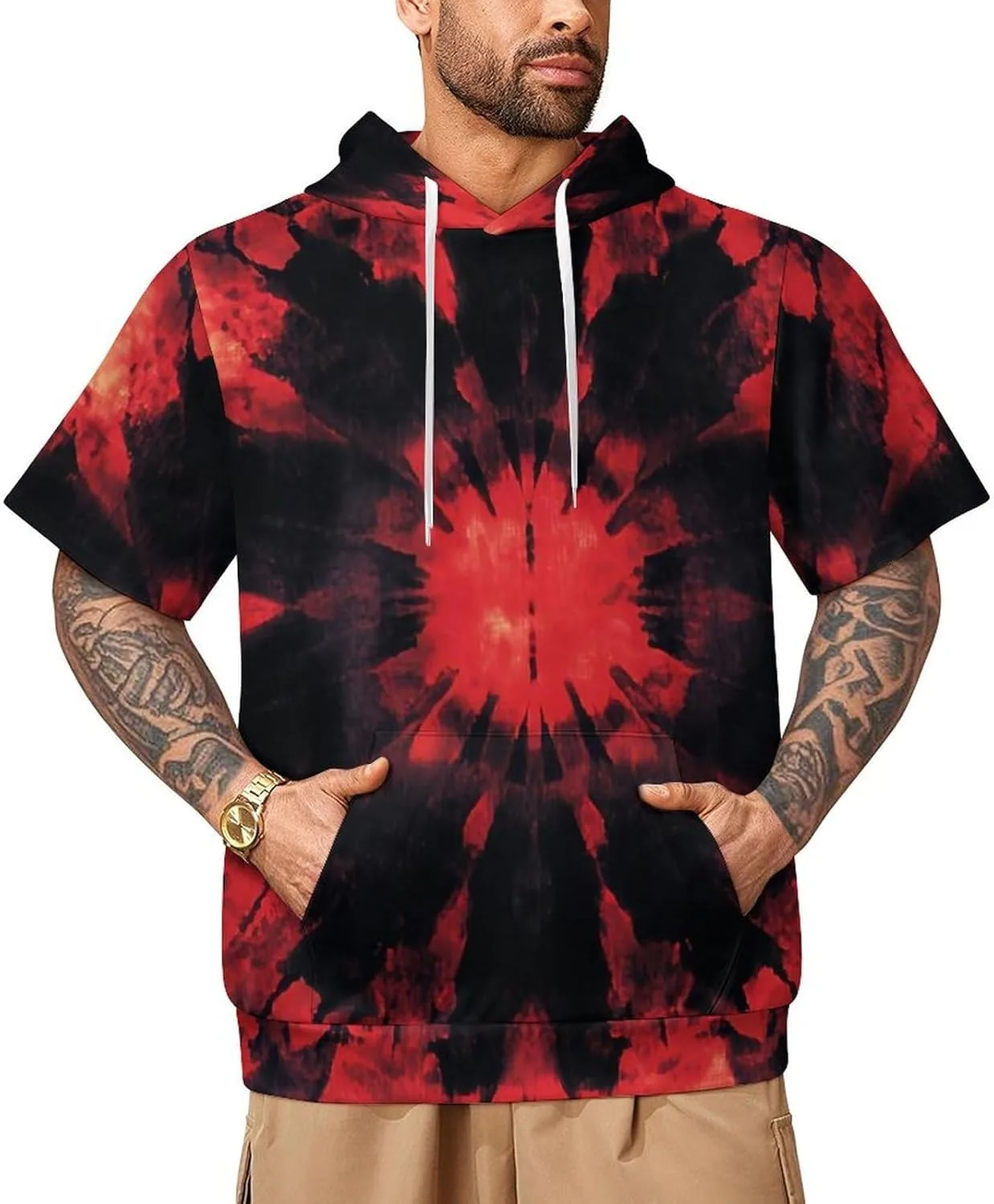 

Тай-дай худи с карманом Mlkfa