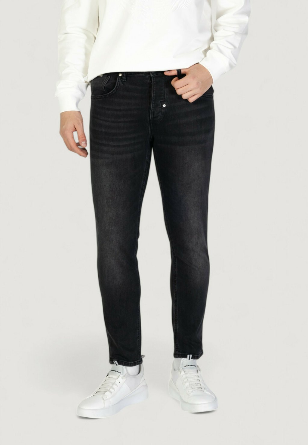 

Джинсы облегающего кроя ARGON ANKLE LENGHT FIT Antony Morato, черный