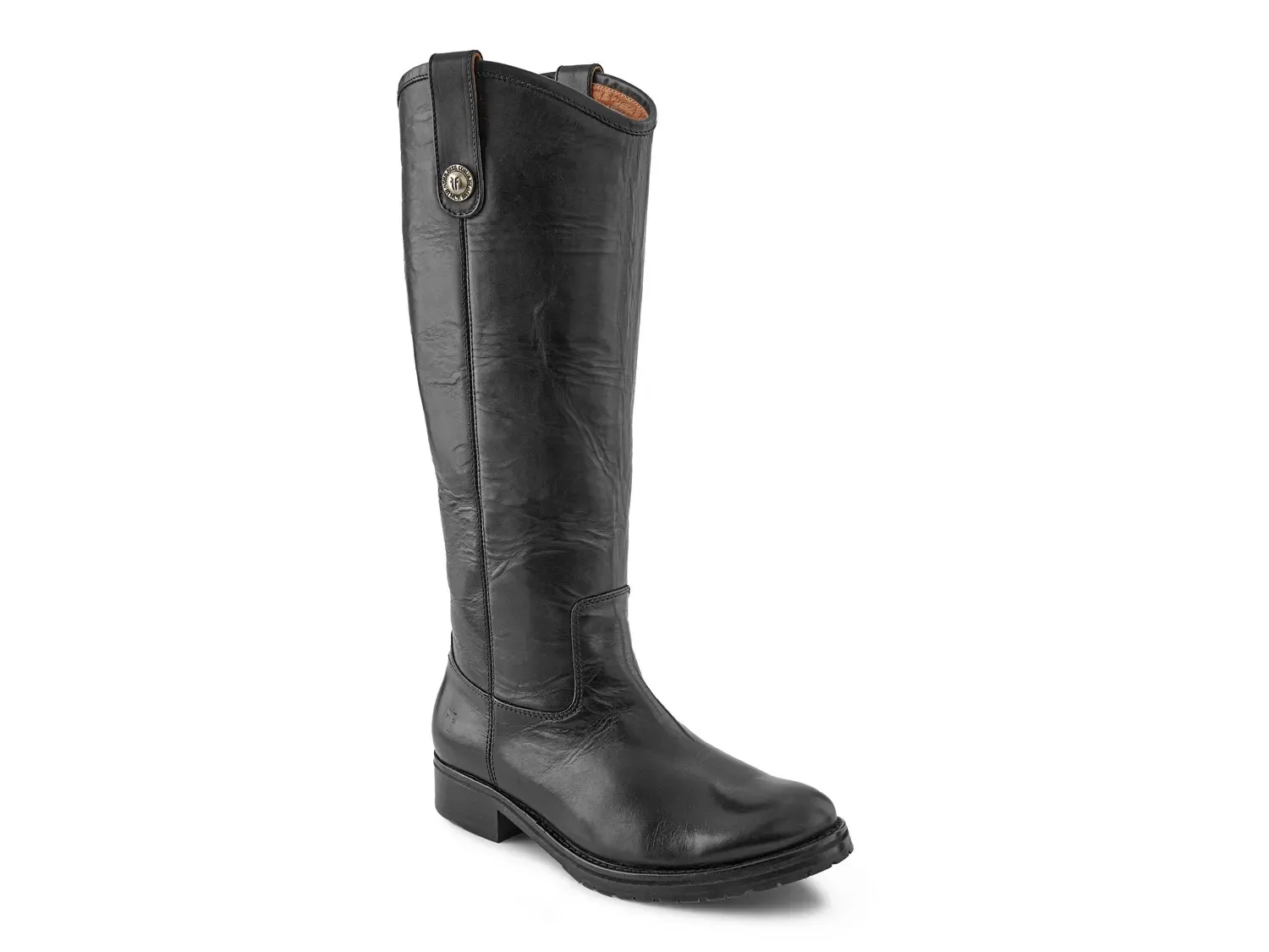 Ботинки Frye Melissa Button Lug Tall, черные