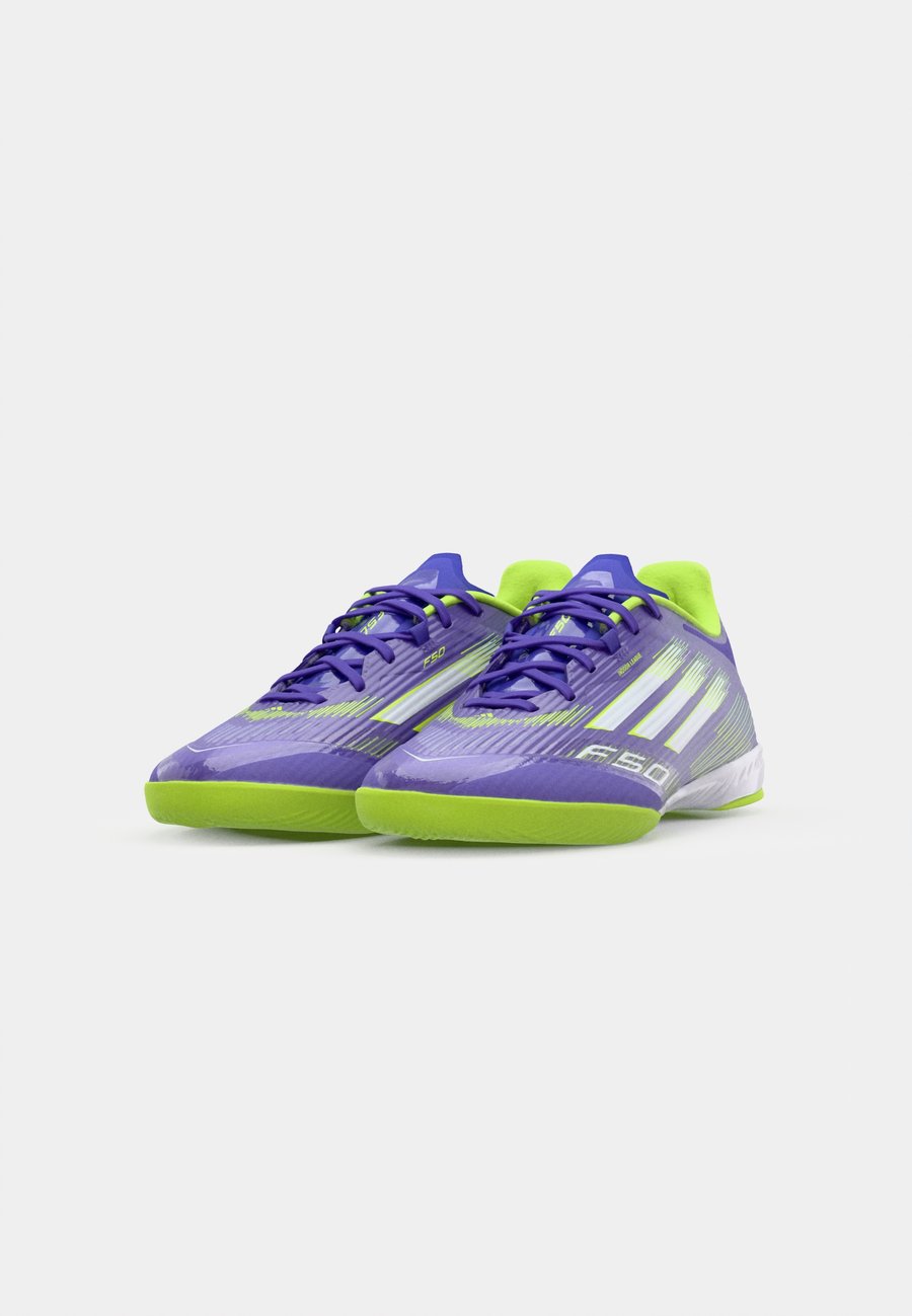 Кроссовки Adidas Performance F50 LEAGUE INDOOR FOOTBALL BOOTS, Purple Rush/Footwear White/Lucid Lemon/Purple — фото 4
