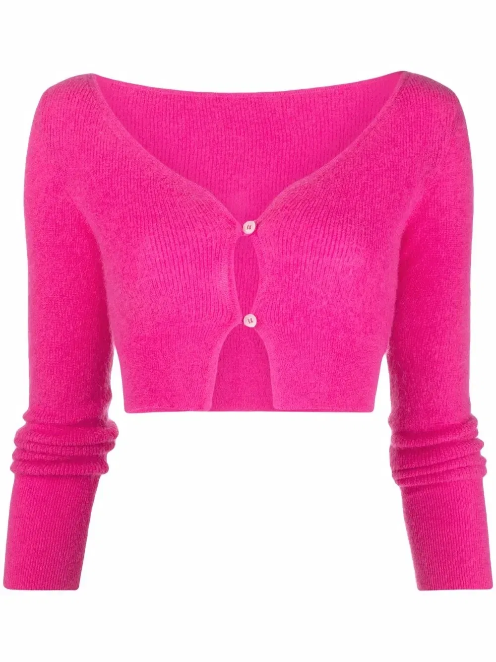 Укороченный жакет Le Cardigan Alzou JACQUEMUS, розовый
