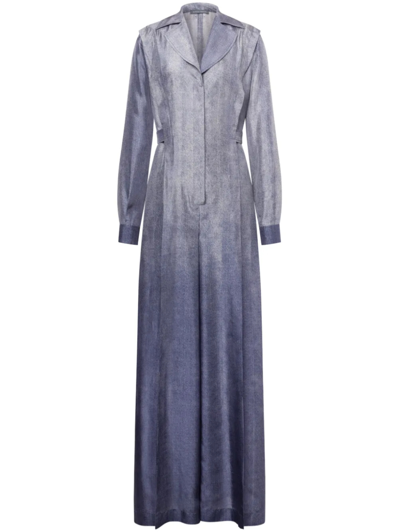 

Комбинезон с эффектом металлик Alberta Ferretti, синий