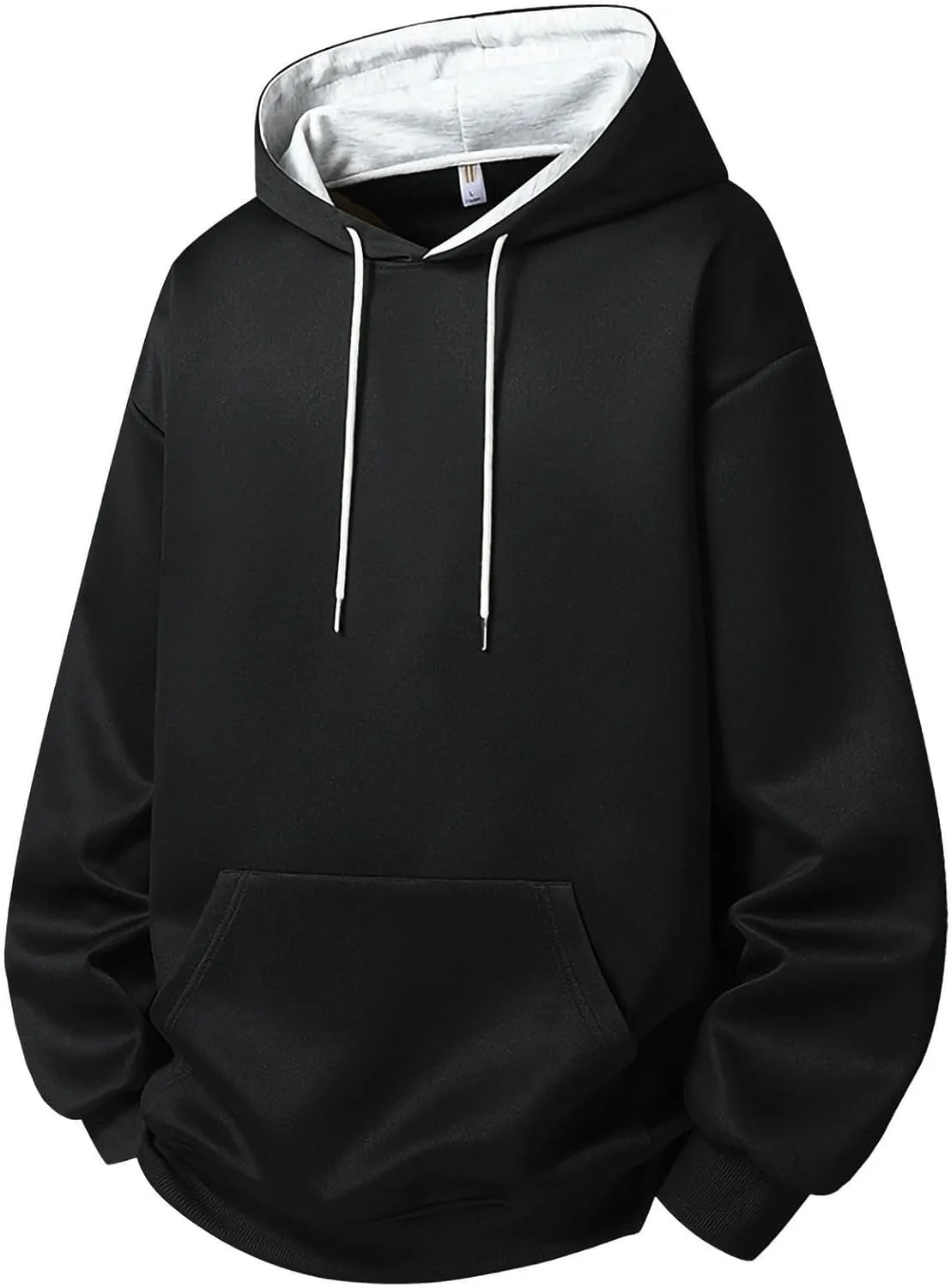 

Мужской оверсайз худи с длинным рукавом и цветными блоками Cambkatl