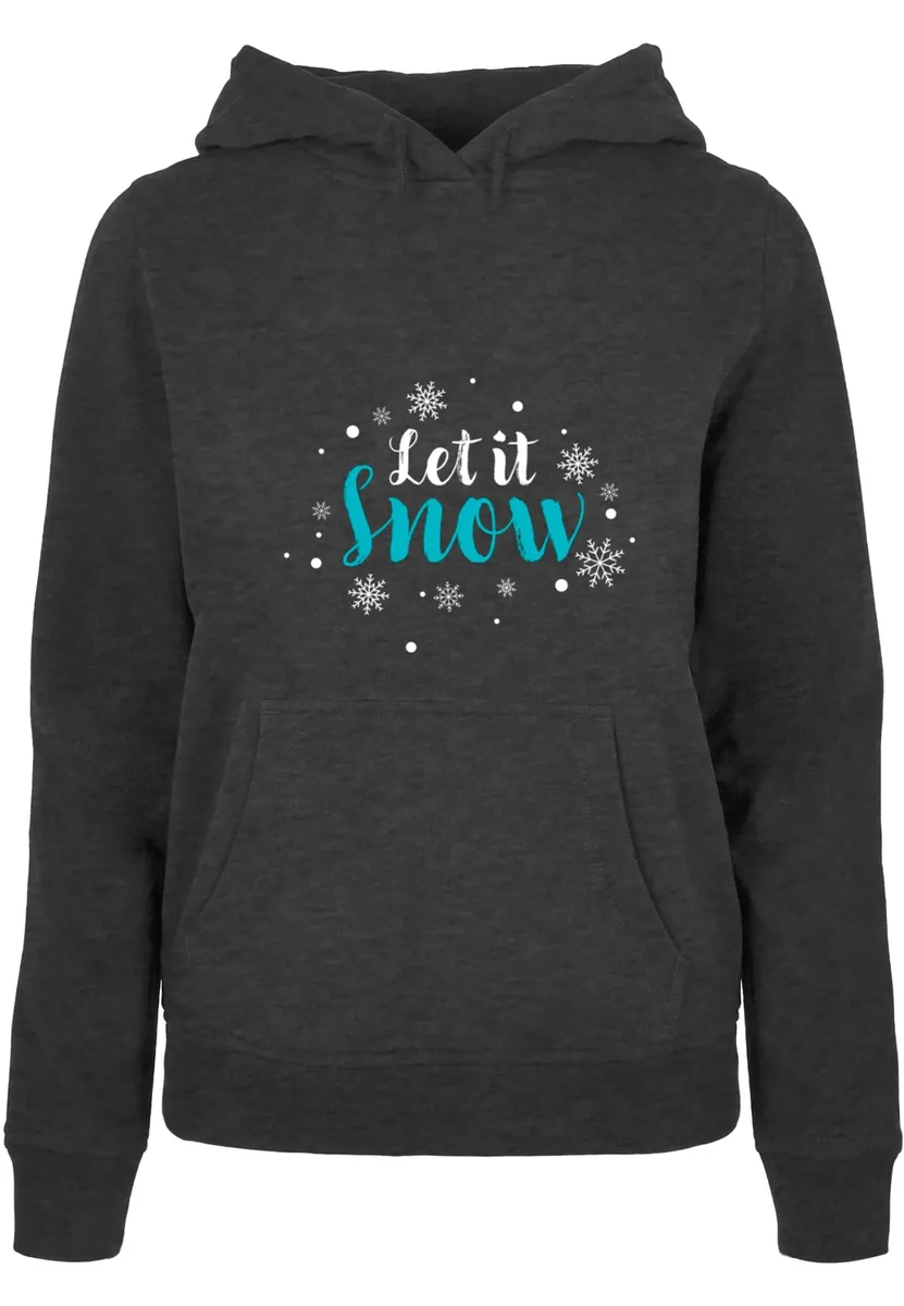 

Толстовка Merchcode " Merchcode Ladies Let it Snow Basic Hoody", цвет Charcoal