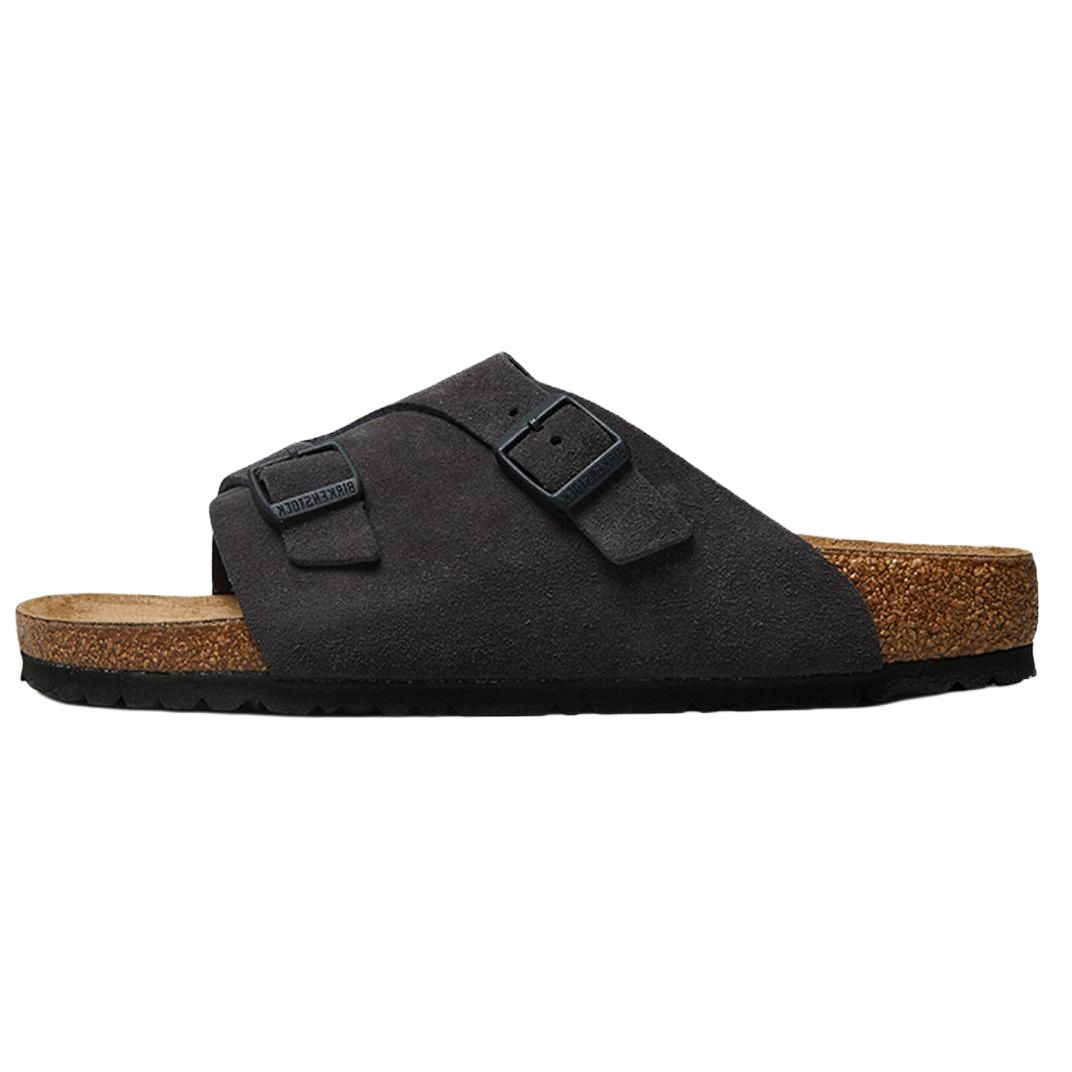 Сандалии из замши Zurich Birkenstock, Gray