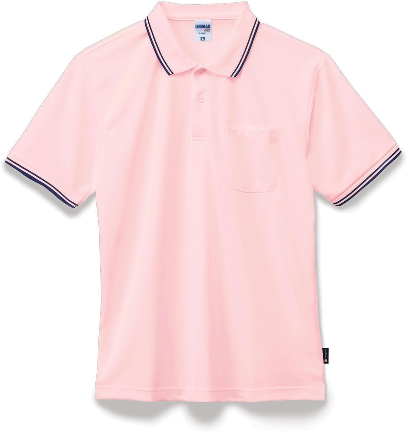 

Футболка-поло LIFEMAX MS3121, унисекс, для взрослых, светло-розовый