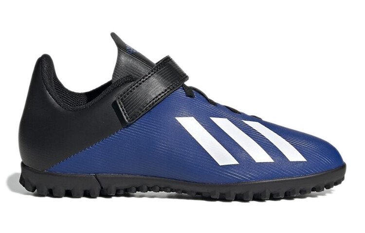 X 19.4 Детские футбольные бутсы Детские низкие синие/черные Adidas — фото 2