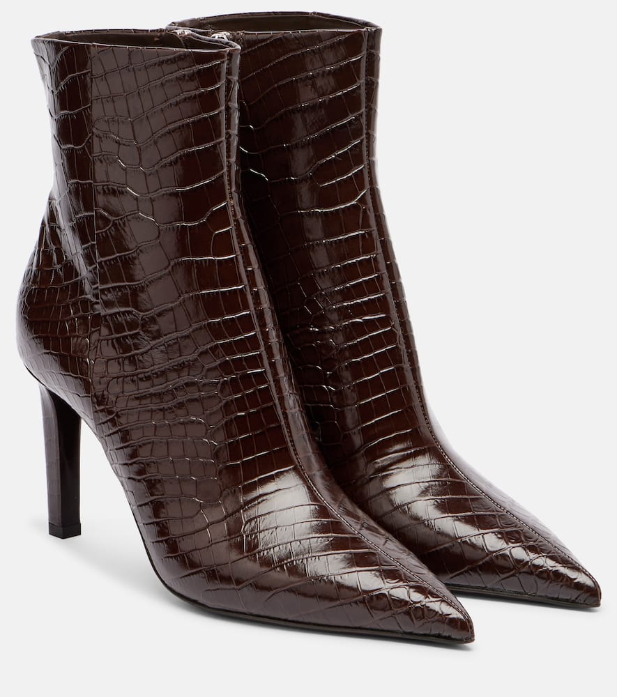 Ботинки Frankie 85 кожаные Jimmy Choo, Chocolate